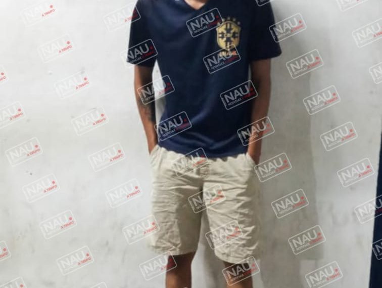 Detenido por golpear a su pareja en colonia Vida Mejor.