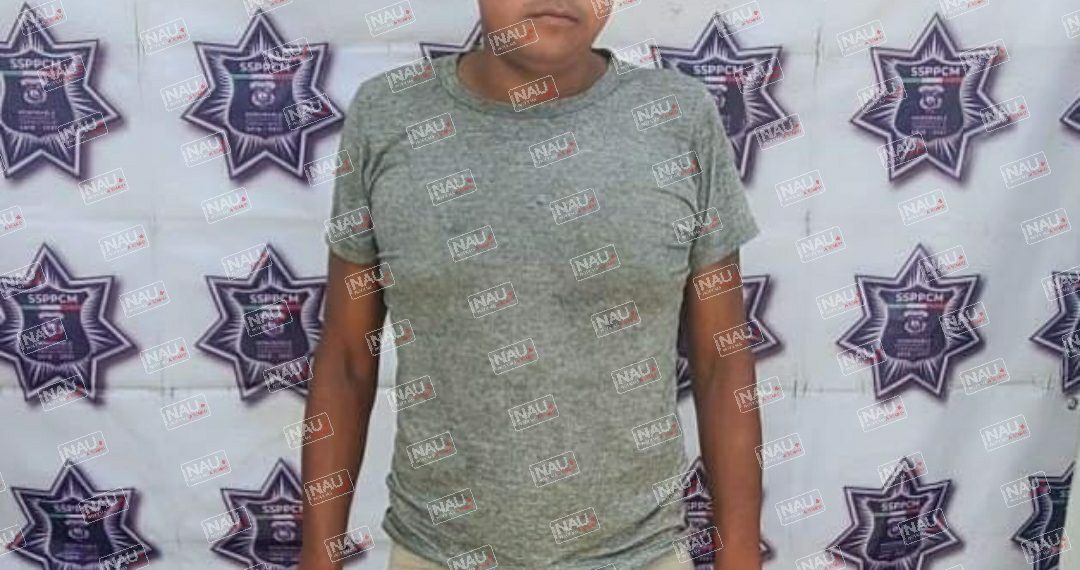 Un vendedor de marihuana fue detenido en el primer cuadro de la ciudad de Tapachula por elementos de la Policía Municipal