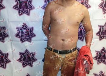 Golpeó a su esposa, papá y su vecino.