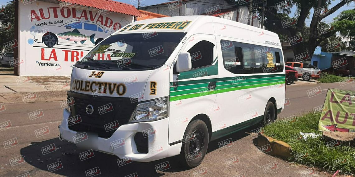 Leves lesionados deja accidente.