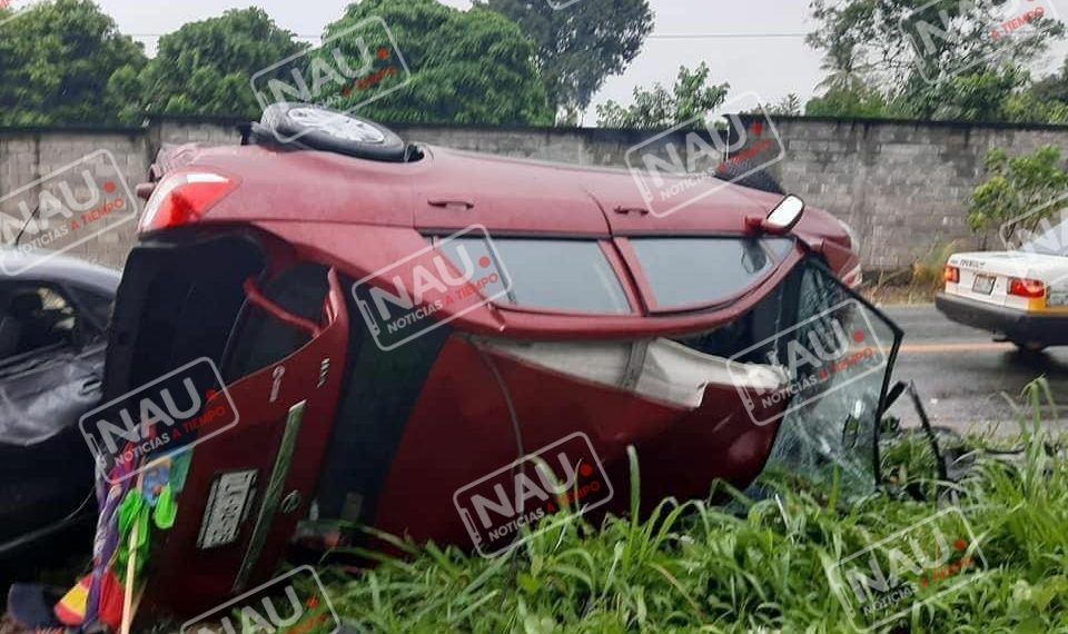 Un muerto y tres heridos deja accidente.