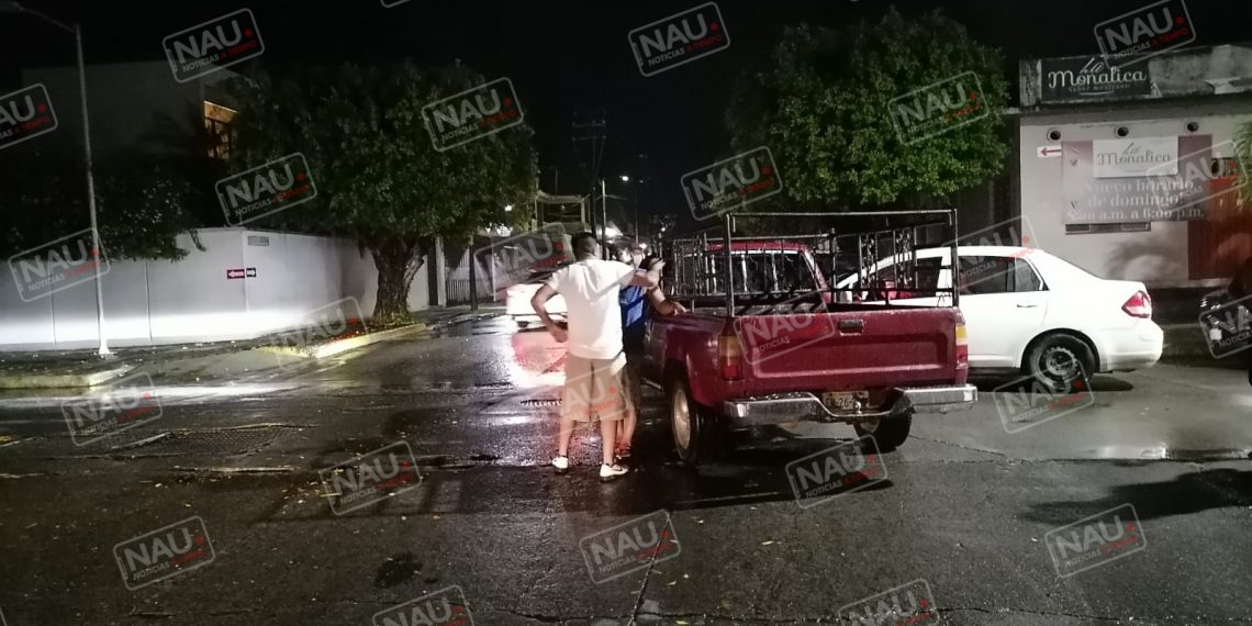 Chocó contra un auto compacto