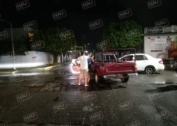 Chocó contra un auto compacto