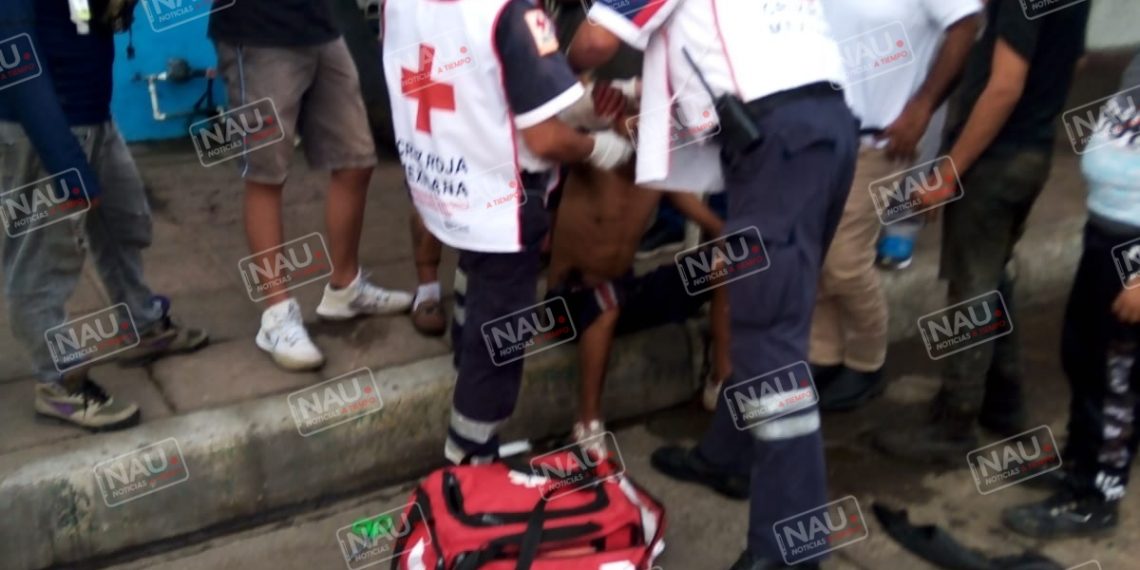 Un leisonado en una riña