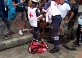 Un leisonado en una riña