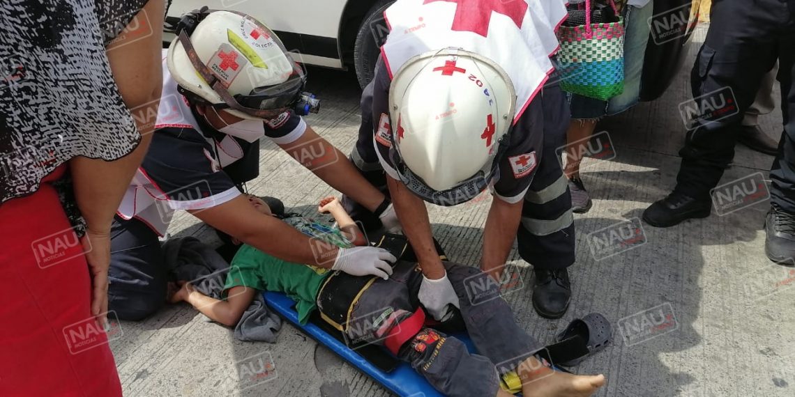 Menor chapin fue atropellado al cruzar la calle