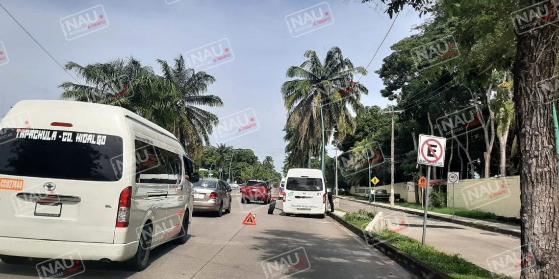 Unidad de pasaje se desflecha