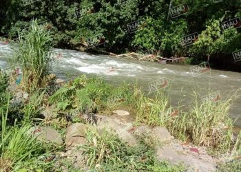 Desapareció en una poza de agua del rio Cahoacán