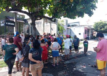 Se manifiestan habitantes del Fraccionamiento Jaime Sabines