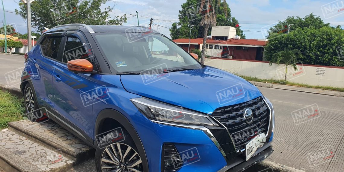 Se salió de la calle y atropelló a una señora