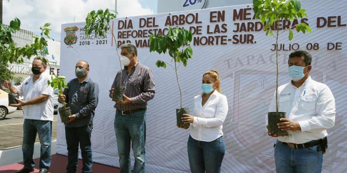 CON ACCIONES DE REFORESTACIÓN CELEBRA EL AYUNTAMIENTO DE TAPACHULA “DÍA DEL ÁRBOL EN MÉXICO”