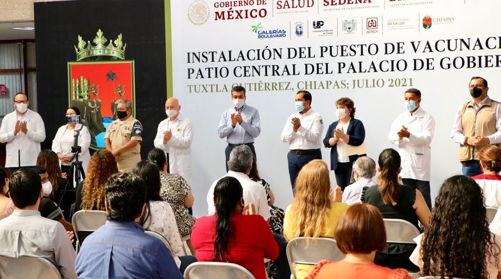 Contra COVID-19, arranca estrategia de vacunación itinerante en espacios públicos y privados: Rutilio Escandón