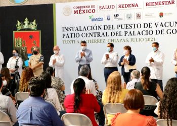 Contra COVID-19, arranca estrategia de vacunación itinerante en espacios públicos y privados: Rutilio Escandón