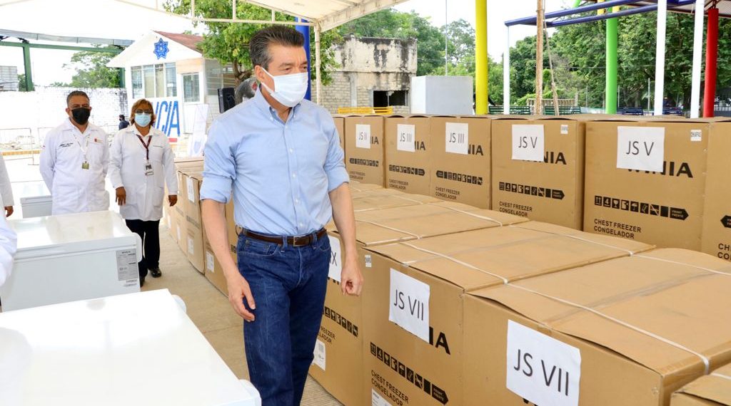 Con fortalecimiento a la Red de Frío, en Chiapas se garantizan vacunas anti COVID en óptimas condiciones