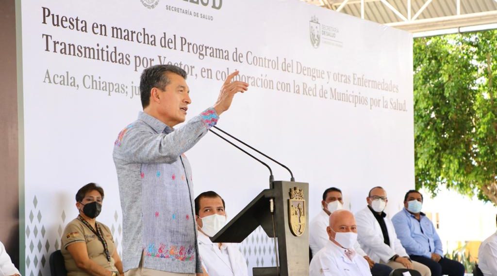 Chiapas avanza en el combate al dengue; en 2021 no ha habido ninguna defunción por esta enfermedad