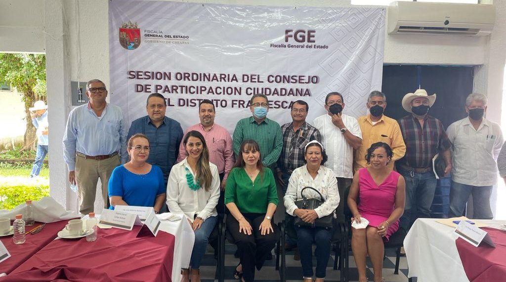 Conforma FGE, Consejo de Participación Ciudadana del Distrito Fraylesca.