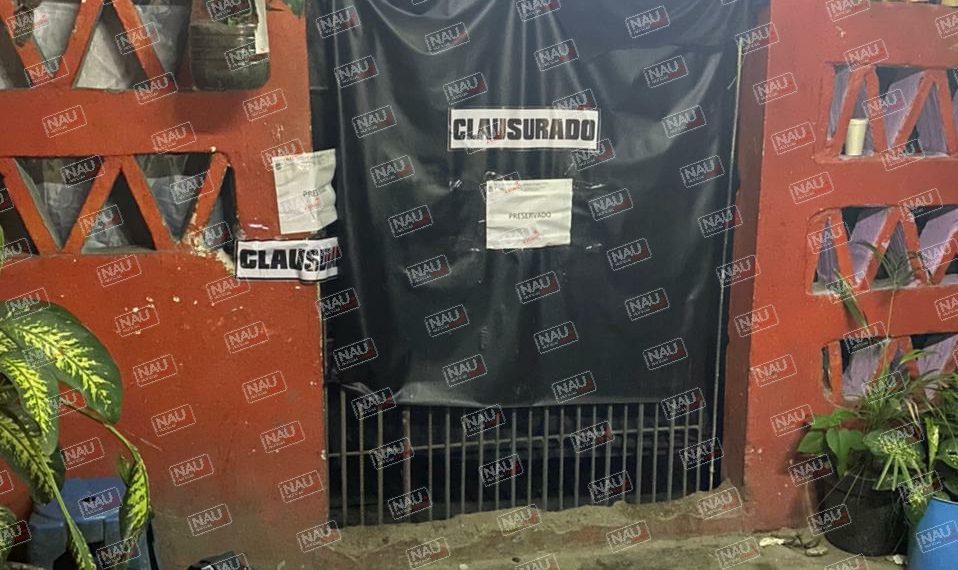 Clausura FGE bar Las Muertas de Mapastepec.