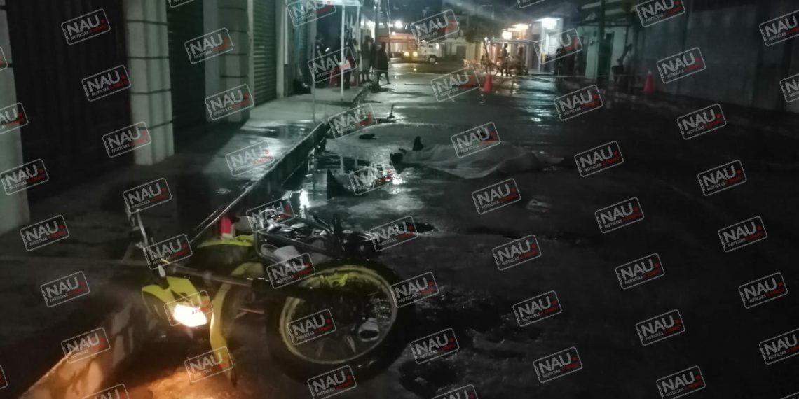 Muere peatón al ser atropellado por el conductor de una motocicleta; en los primeros minutos de este Lunes en Mazatán.