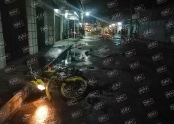 Muere peatón al ser atropellado por el conductor de una motocicleta; en los primeros minutos de este Lunes en Mazatán.