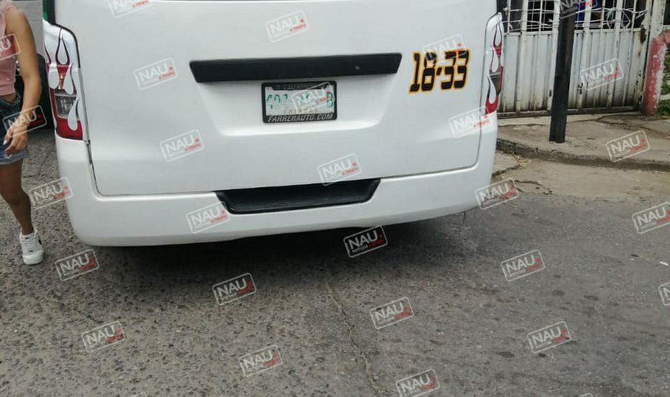 Sancionan a conductor de unidad de pasaje por conducir con exceso de velocidad.