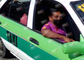 Asegura Movilidad y Transporte taxi pirata del Ejido 26 de Octubre.