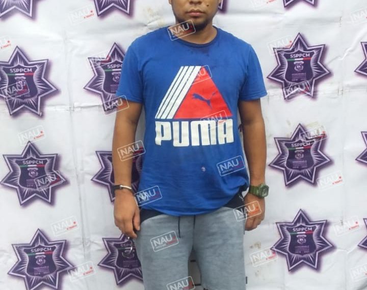 Salvadoreño golpeó a su pareja sentimental en el centro de Tapachula.