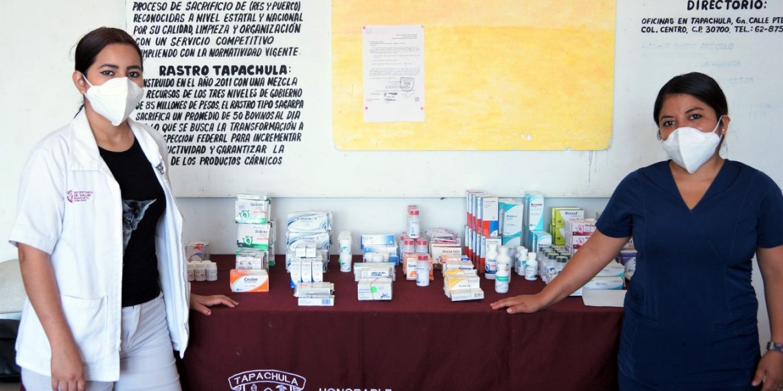 BRINDAN ATENCIÓN CON BRIGADA MÉDICA A OPERADORES DEL RASTRO MUNICIPAL