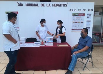 INSTALAN MÓDULOS DE DETECCIÓN DE HEPATITIS EN TAPACHULA