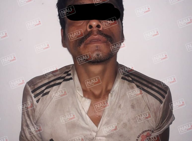 Detienen a 4 sujetos con armas y marihuana en Cacahoatán