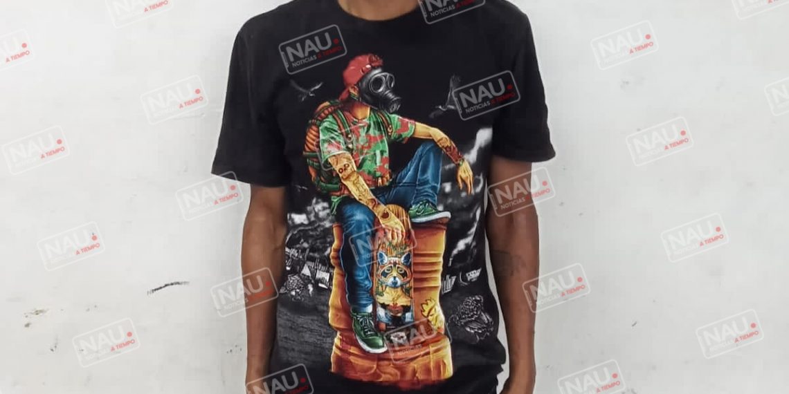 Detenido con pistola, marihuana y motocicleta con reporte de robo