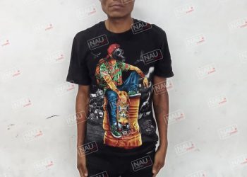 Detenido con pistola, marihuana y motocicleta con reporte de robo