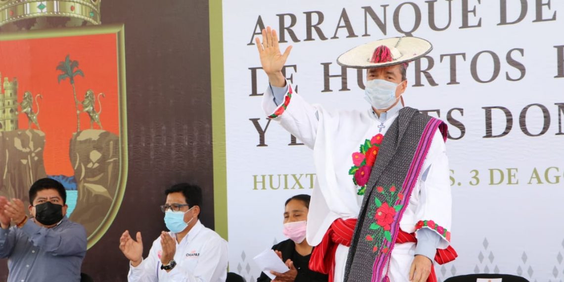 Encabeza Rutilio Escandón arranque de Proyectos de Huertos Familiares Comunitarios y Enseres Domésticos 2021