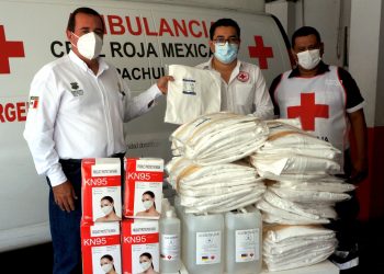 DONA AYUNTAMIENTO DE TAPACHULA EQUIPOS DE PROTECCIÓN A LA CRUZ ROJA