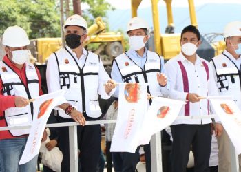 Rutilio Escandón da inicio a obra del paso a desnivel en el cruce del Libramiento Sur y Bulevar “Andrés Serra Rojas”