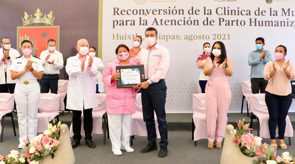 En Huixtla, Rutilio Escandón pone en marcha la primera Clínica de la Mujer para la Atención de Parto Humanizado
