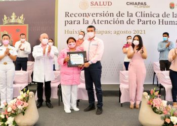 En Huixtla, Rutilio Escandón pone en marcha la primera Clínica de la Mujer para la Atención de Parto Humanizado