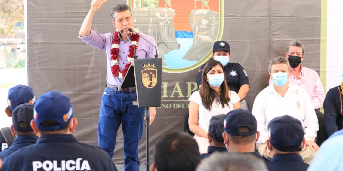 Invertimos para garantizar corporaciones policiales dignas, preparadas y profesionales: Rutilio Escandón