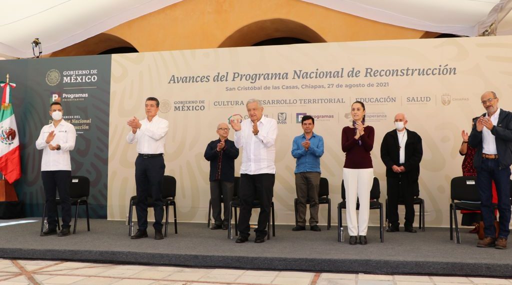 Junto al gobierno de AMLO, Chiapas avanza en el Programa Nacional de Reconstrucción: Rutilio Escandón