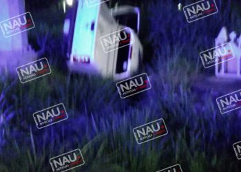 Se fue al desagüe del par vial y libramiento, en Tapachula.