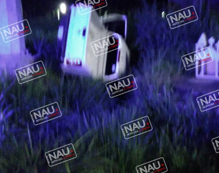 Se fue al desagüe del par vial y libramiento, en Tapachula.