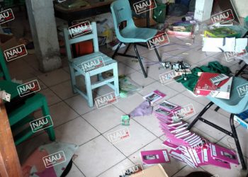 20 computadoras se robaron de escuela.