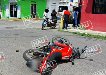 Duelo de motocicletas.