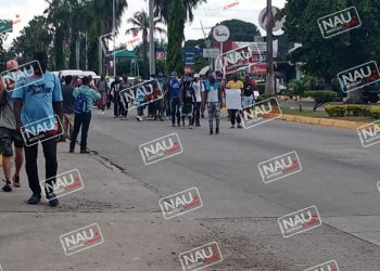 Migrantes toman las calles de Tapachula.