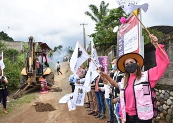 INICIAN CONSTRUCCIÓN DE CALLE EN EJIDO EL EDÉN