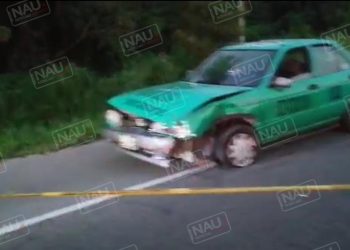 Choque de moto taxi y un taxi deja un muerto