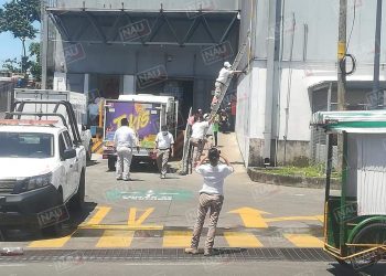 Fuga de gas en un estacionario moviliza a PC en Cacahoatán
