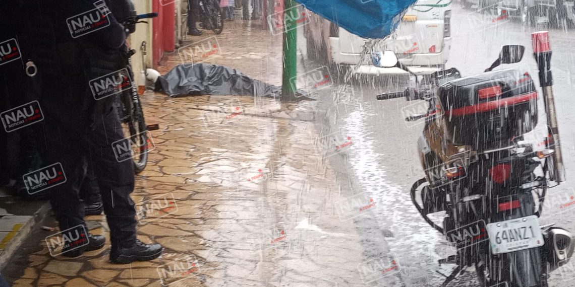 Muere una persona en el centro de Tapachula