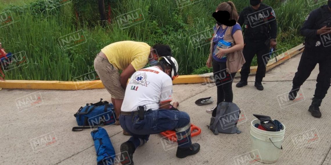 Atropellado fue trasladado al HGT