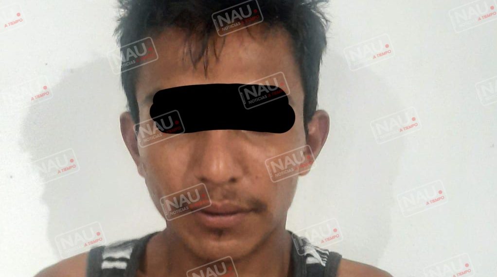 Fue detenido con 3 bolsitas de marihuana