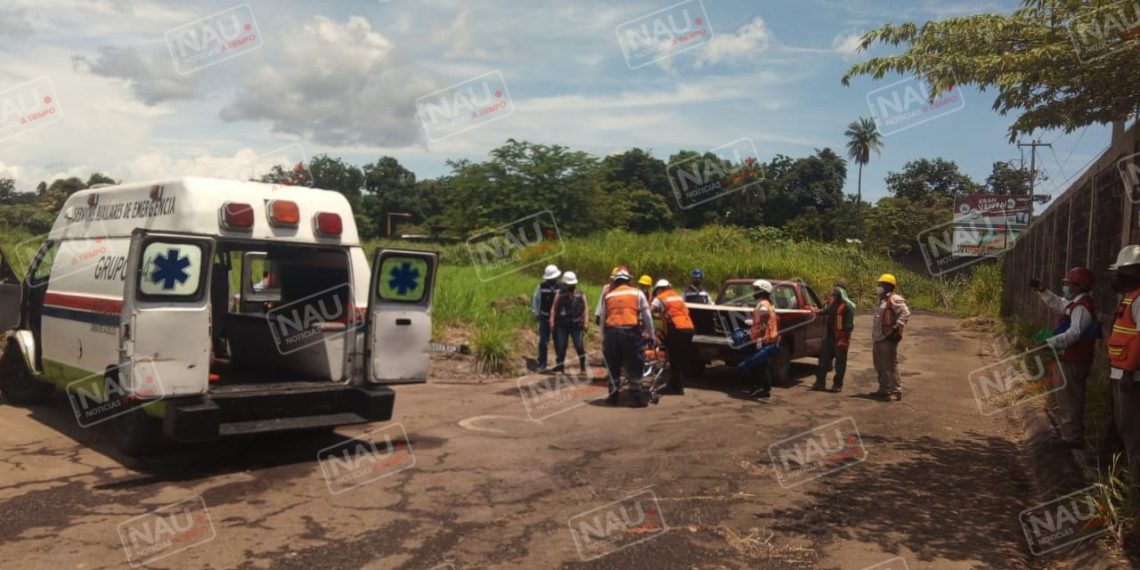 Albañil cayó de un andamio